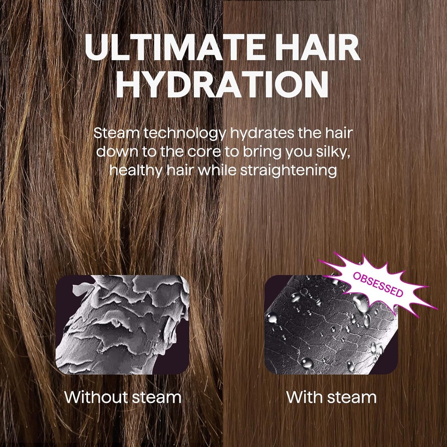 Silkline Steam Hair Straightener