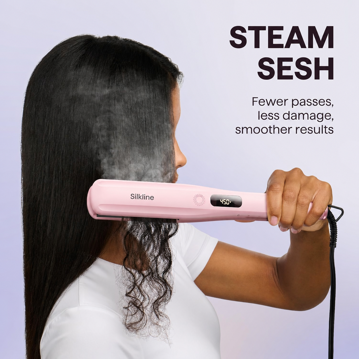 Silkline Steam Hair Straightener